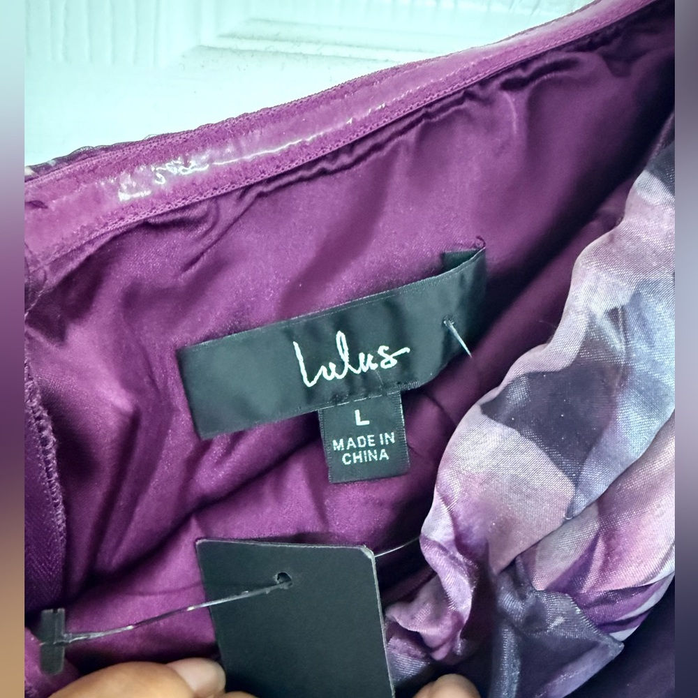 Lulu's Purple Maxi Dress
